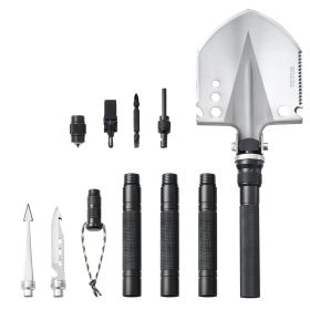 Survival Shovel 13 in 1 Camping Shovel Folding Multitool Portable Compact