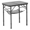 2ft Folding Portable Camping Table Aluminum Outdoor Table Adjustable Height