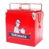 Yakimoto Classic Retro Metal Ice Chest, Multifunctional Portable Cooler With Bottle Opener 13L (14Qt), Keep Cold For A Long Time For Camping, Party