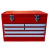 Yakimoto 21QT Retro Striped Metal Cooler, Heavy-Duty Insulated Ice Chest with Locking Lid & Reinforced Handles for Outdoor Camping