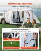 Inflatable SUV Tent with Awning, 8 x 6.7 ft 3-Season SUV Tailgate Tent with Ventilated Doors & Mesh Window