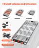 Roof Rack Basket, 84 x 39 x 4.1 in, Universal Rooftop Cargo Carrier with 7.9 x 3.9 x 10.2 in Cargo Bag, Net, Ratchet Straps