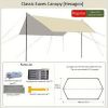 (FST-ZQ-041)Ordinary 3*4m RV Outdoor Tent Shade Portable Camping Sunscreen Rainproof Vinyl Canopy