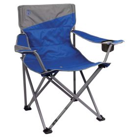 Coleman Big & Tall Quad Camping Chair (Color: Blue)