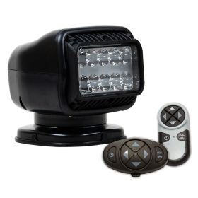 Golight GT Series LED Hybrid Light Permanent Mount w/Handheld & Wireless Dash Mount Remotes - 12V (Color: Black)