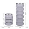 480ml Foldable Silicone Water Cup Creative Portable Travel Cycling Running Water Bottle Folding Outdoor Sports Kettle Drinkware