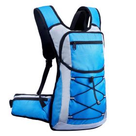 Hydration Backpack, 15L Insulated Hydration Pack Backpack with 3L TPU Water Bladder, Hiking Water Backpack with Storage for Men Women (Color: Blue, Type: Flanker)