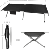Portable Folding Camping Cot with Carrying Bag Army