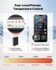 Heated Socks, 5000mAh Battery Rechargeable Heating Socks with 4 Heating Levels, Electric Heated Sock with APP Control for Men Women