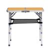 Outdoor Folding Camping Table, Portable Pinic Table with 3 Adjustable Height