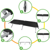 Portable Folding Camping Cot with Carrying Bag Army