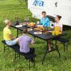 Portable Folding Camping Table with Carrying Handle for Picnic